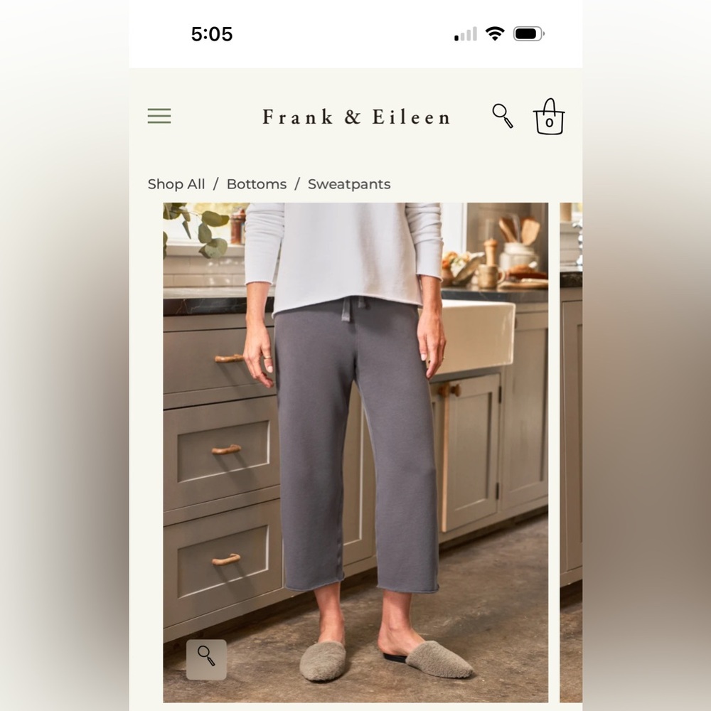 Frank & Eileen Gray (Elephant) Catherine Wide Leg Pants